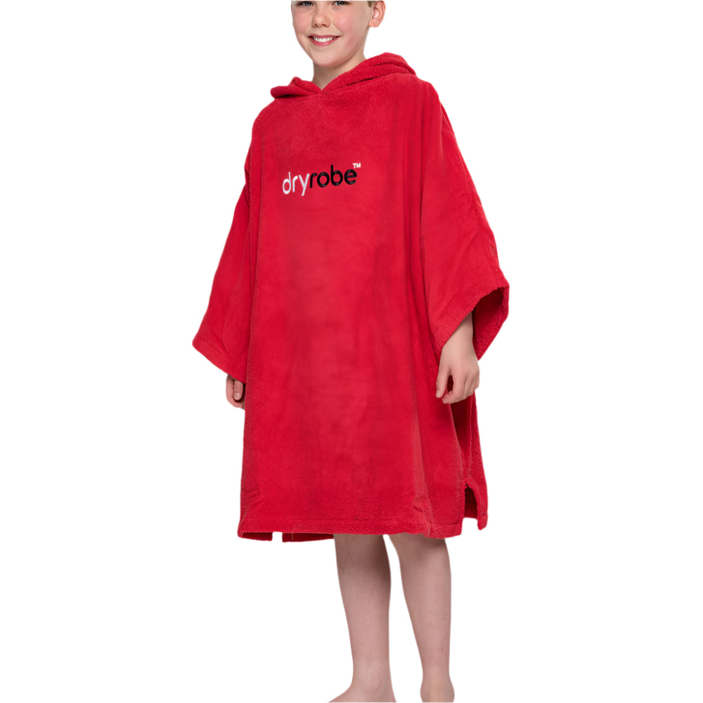 DRYROBE - Towel  - Kids Organic Towel - Red