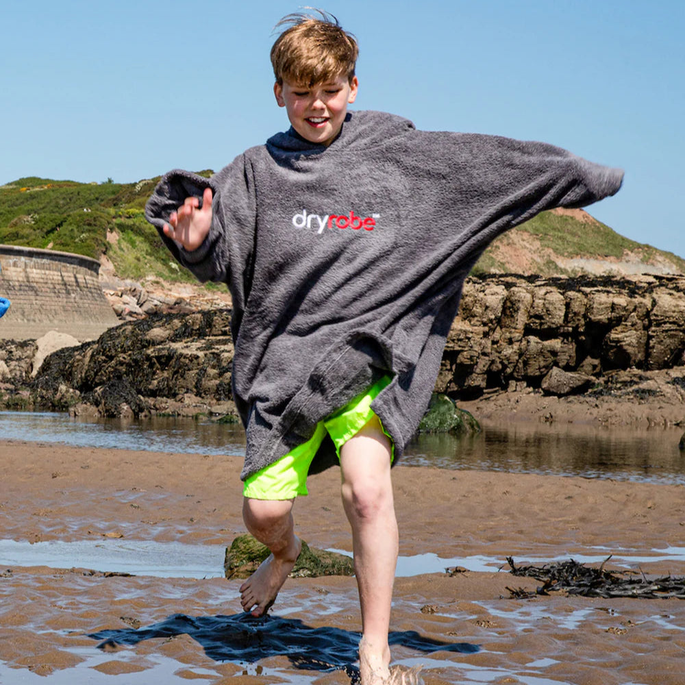 DRYROBE - Towel  - Kids Organic Towel - Slate Grey