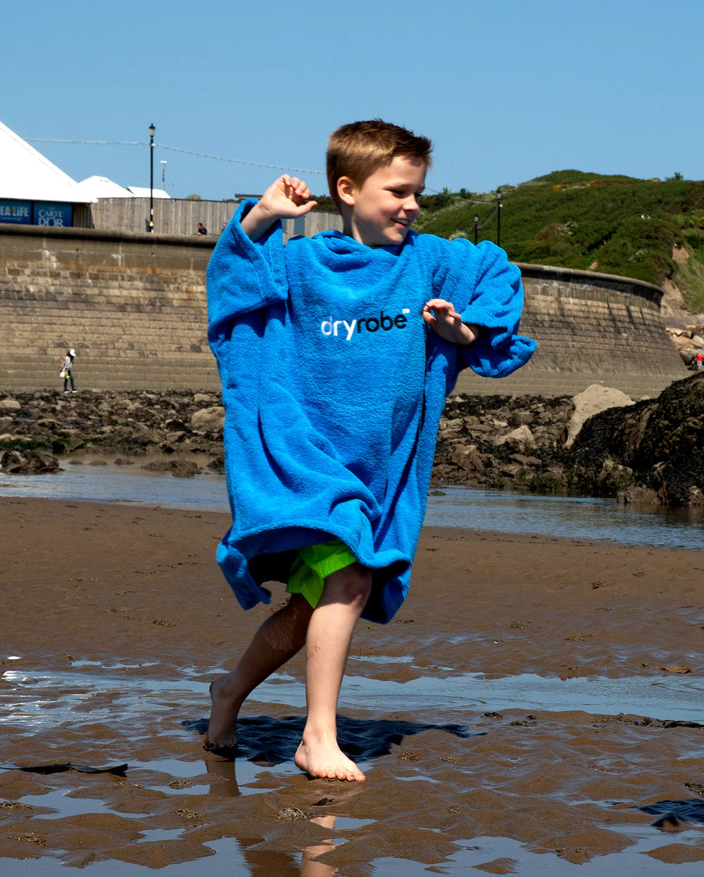 DRYROBE - Towel  - Kids Organic Towel - Colbalt Blue