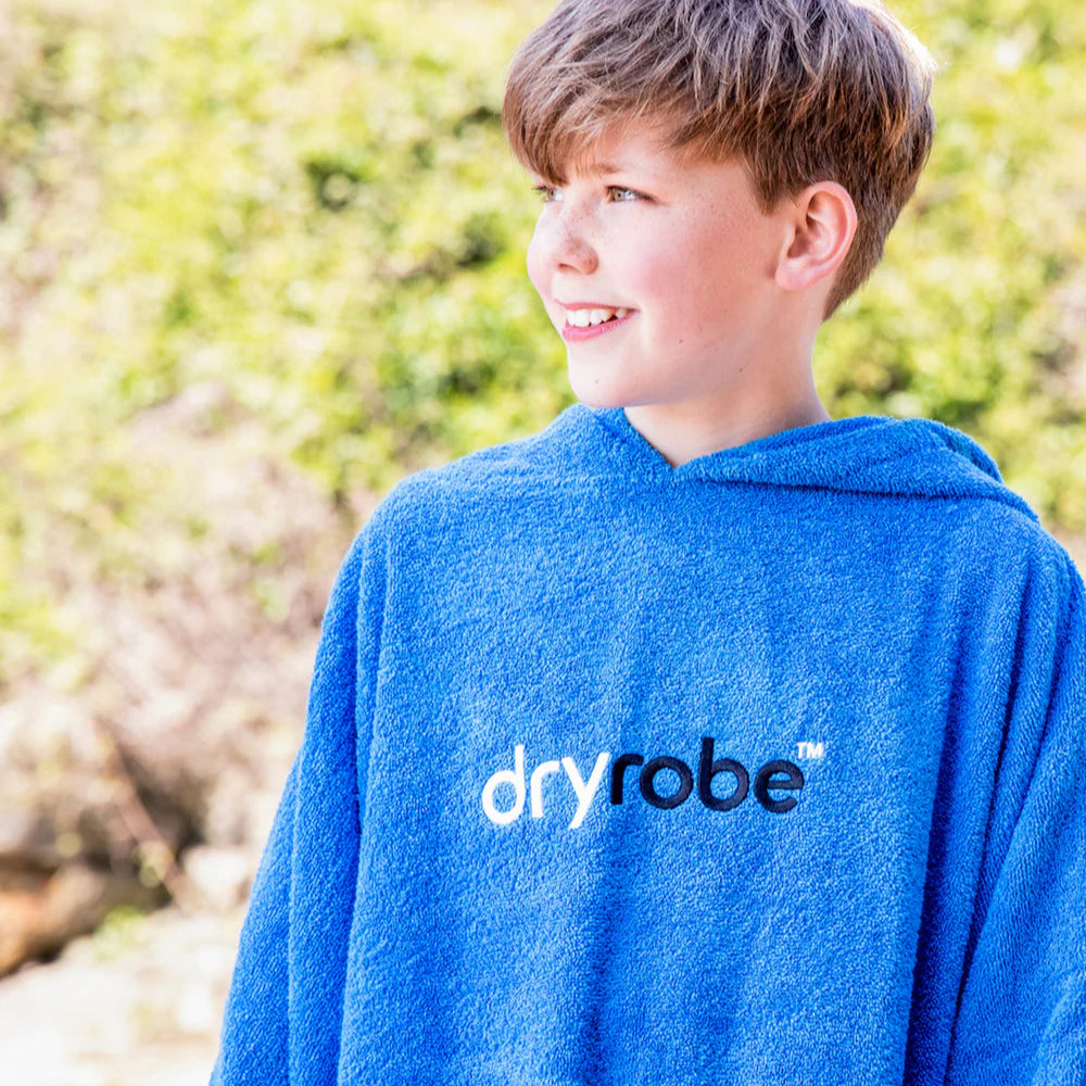 DRYROBE - Towel  - Kids Organic Towel - Colbalt Blue