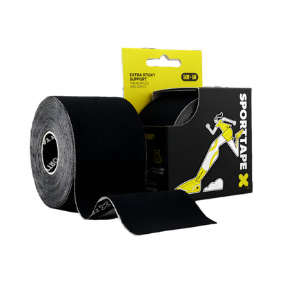 Kinesiology Tape - Black - 5CM X 5M 
