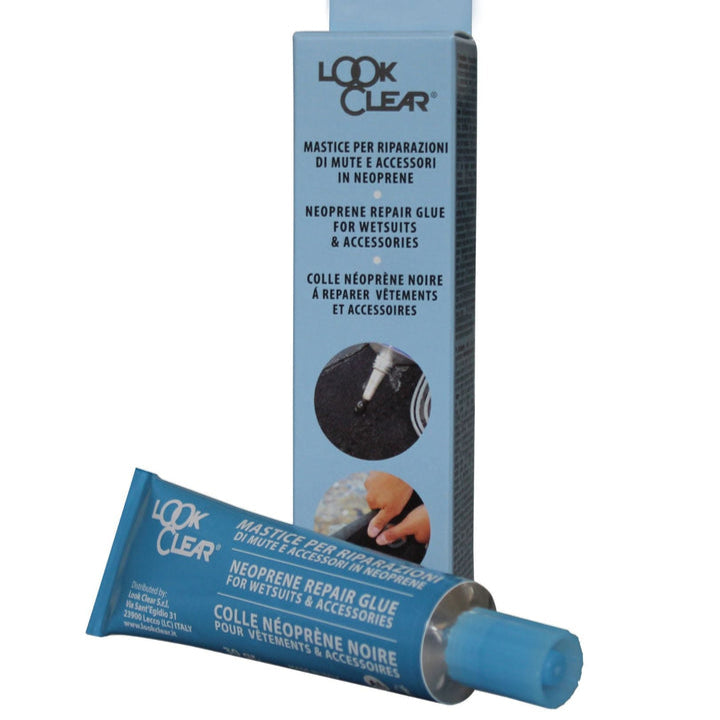 Look Clear Neoprene Wetsuit and Accessory Repair Glue - Black