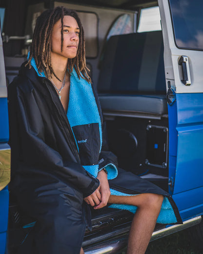 DRYROBE - Coat - Advance Long Sleeve - Black/Blue
