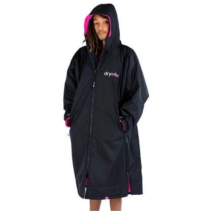 DRYROBE - Coat - Advance Long Sleeve - Black/Pink