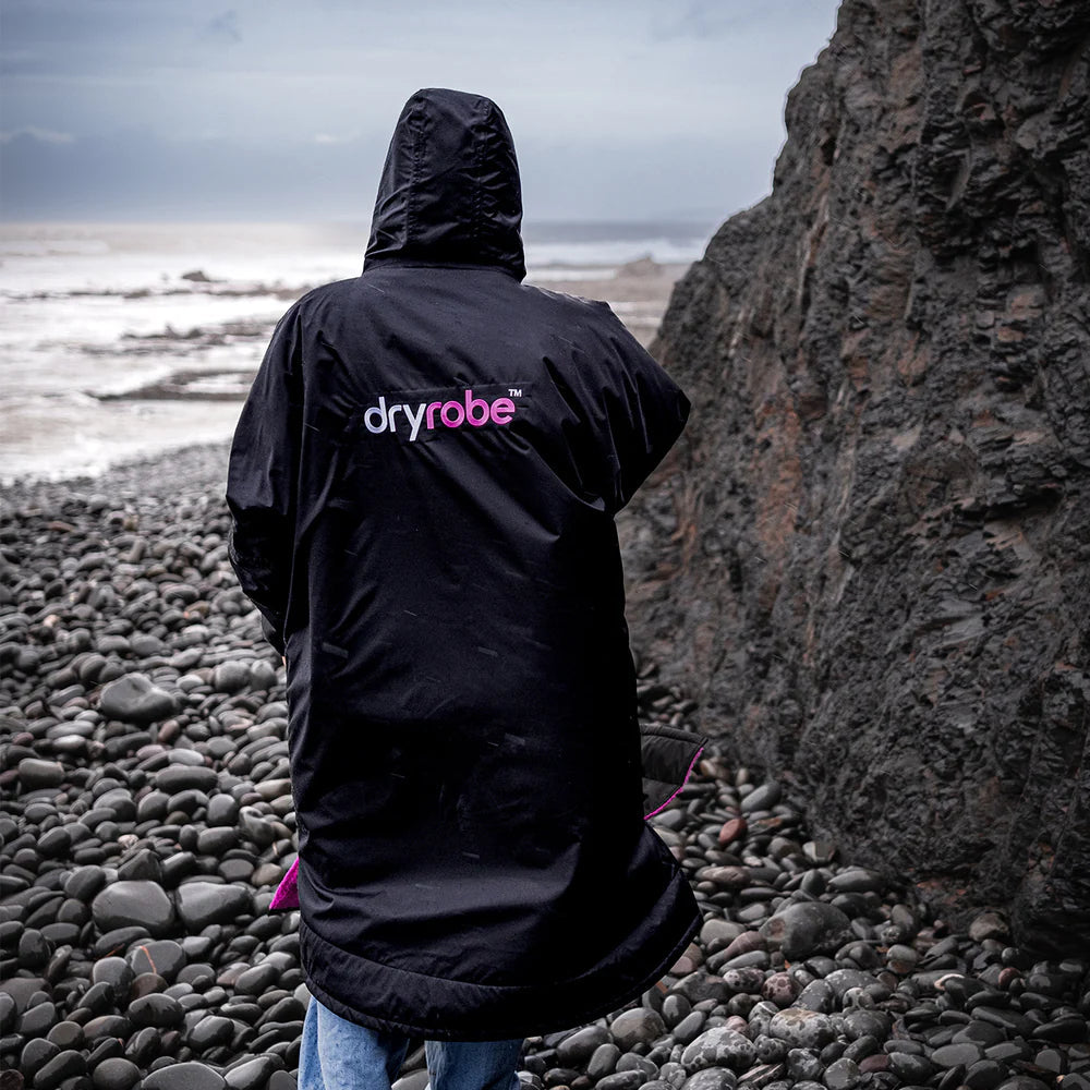 DRYROBE - Coat - Advance Long Sleeve - Black/Pink