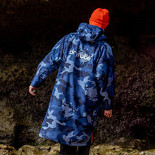 DRYROBE - Coat - Advance Long Sleeve - Blue Camo/Orange