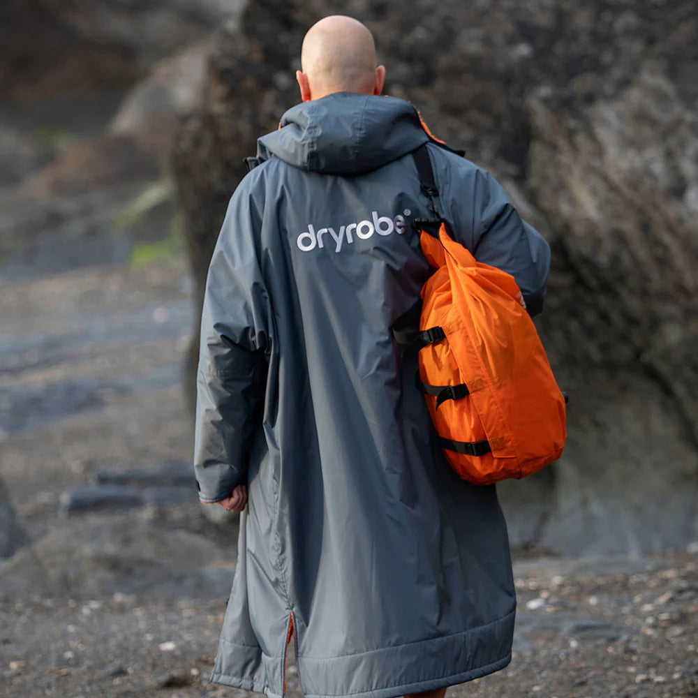DRYROBE - Coat - Advance Long Sleeve - Dark Grey/Orange