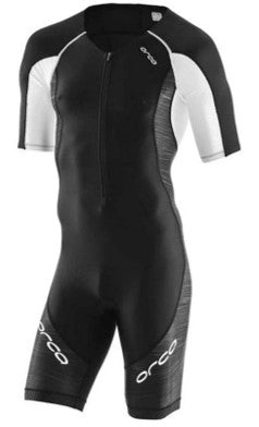 Orca - Mens - Core Long Sleeve trisuit - Black/white