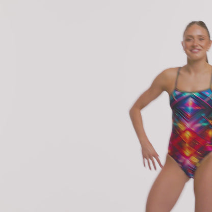 Funkita - Ladies - Swimsuit - Single Strap - One Piece -  Firefly Sparkle