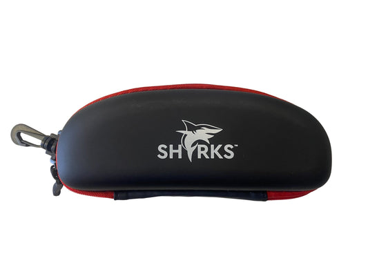 Sharks Goggles Case - Black/Red