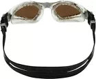 Aquasphere - Kayenne - Swim Goggles - Clear, Silver and Black - Brown Polarized Lens 