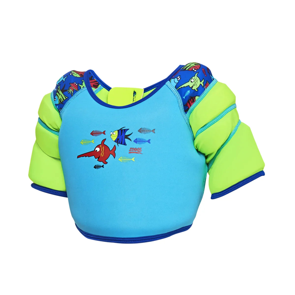 Zoggs - Sea Saw Water Wings Vest - Green and Blue 