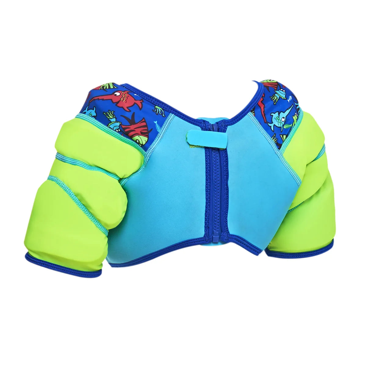 Zoggs - Sea Saw Water Wings Vest - Green and Blue 