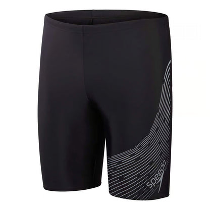 Speedo - Men's - Jammers -  Medley Logo AM - Black/Grey