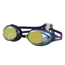 Maru - swim goggles- Sonic Mirror Anti-Fog Adult Swim Goggles - Purple, Blue and Gold