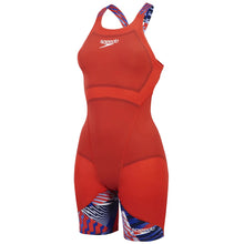 Speedo - Girls Kneeskin -  Fastskin LRZ Ignite - Red/Blue/White