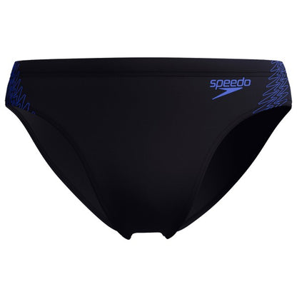 Speedo - Men's HyperBoom Splice Brief - Black/Blue