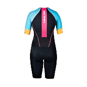 Huub - Women's -Her Spirit LC Trisuit - Black/ Blue/Orange