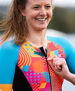 Huub - Women's -Her Spirit LC Trisuit - Black/ Blue/Orange