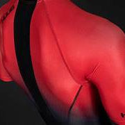 Huub - Mens - Commit Long Sleeve trisuit - Black/Red