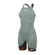 Speedo - Girls Kneeskin -  Fastskin LRZ Ignite - Green/Black/Orange