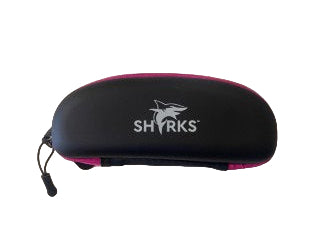Sharks Goggles Case - Black/Pink