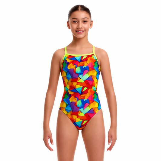 Funkita - Girls -  Tie Me Tight One Piece - Try The Lot