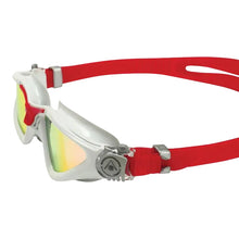 Aquasphere - Kayenne - Swim Goggles - Grey and Red - Red Titanium Mirrored Lens