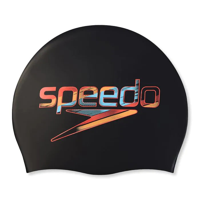 Speedo -  Reversible Moulded Silicone Cap -  Black/Red