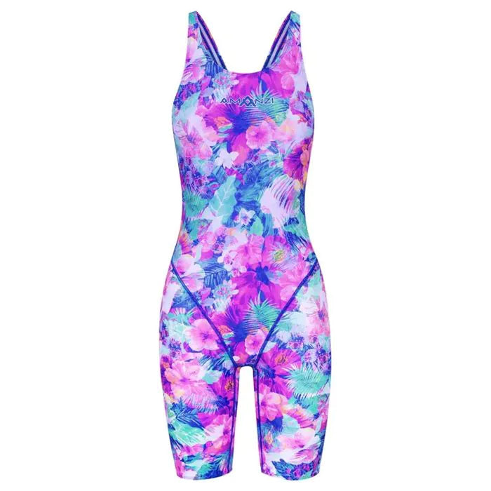 Amanzi - Womens Kneelength - wild blooms 