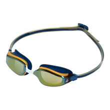 Aquasphere - Fastlane - Swim goggles - gold / titanium lense