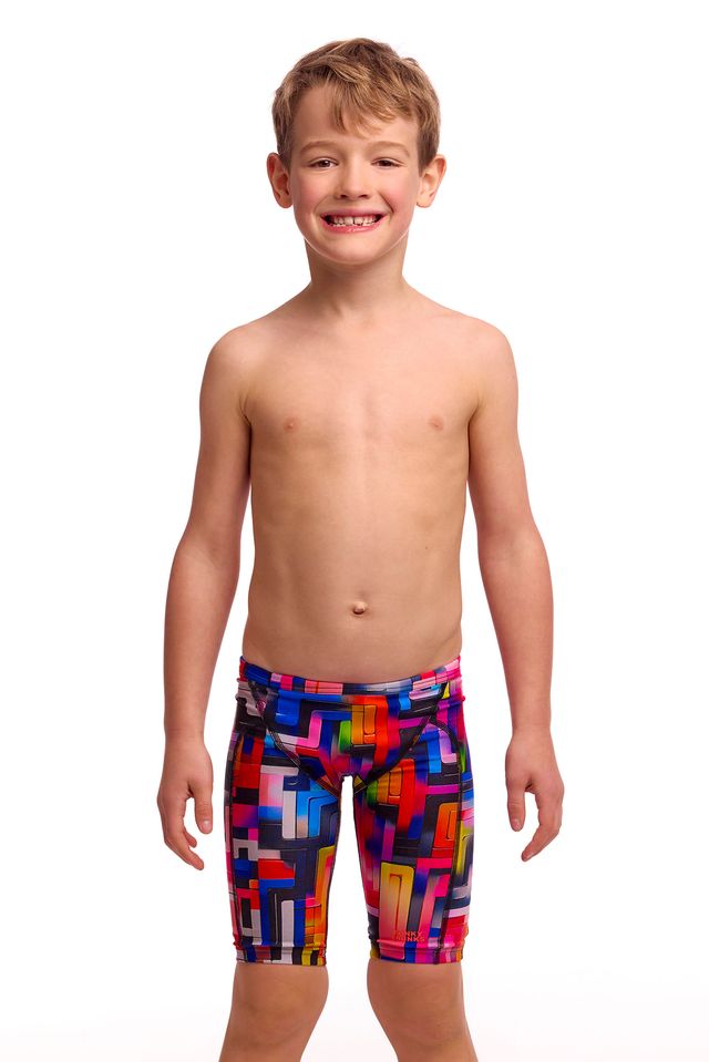 FUNKY TRUNKS - Toddler Boy's Miniman Jammers - Putty Rules