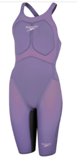 Speedo - Womens  - Fastskin - LZR Pure Valor 2.0 Openback Kneeskin - purple/grey