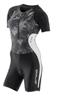 Orca - women's - Core Long Sleeve trisuit - Black/white Camo