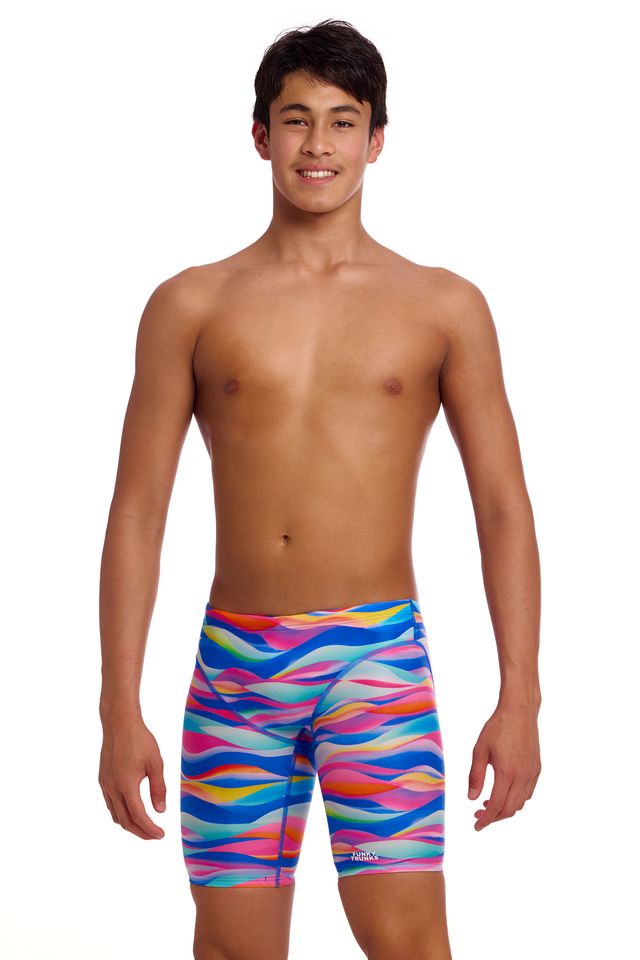 FUNKY TRUNKS -  Boy's Training Jammers - Royal Wave