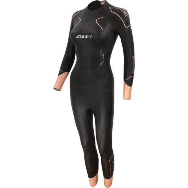 Zone 3 - Womens - Vision Wetsuit - Black/Rose metal/ Gunmetal