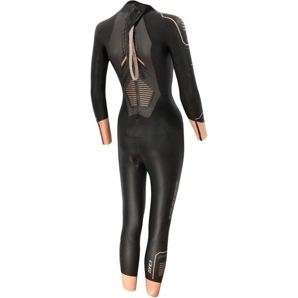 Zone 3 - Womens - Vision Wetsuit - Black/Rose metal/ Gunmetal