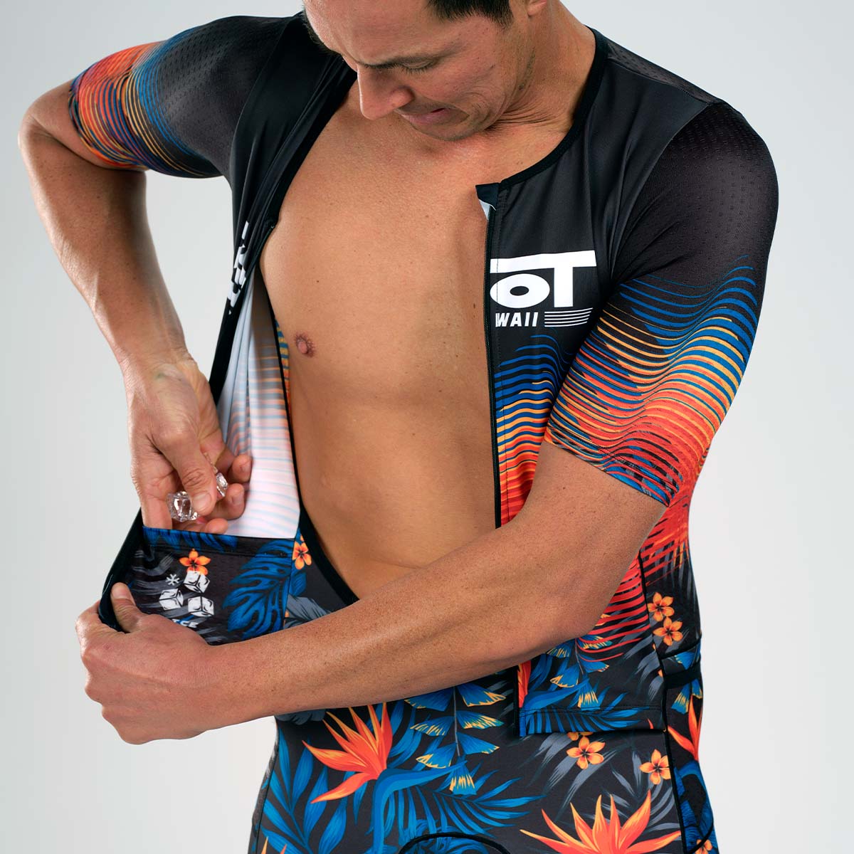 Zoot - Mens - LTD Tri Aero Racesuit - Orange/Black